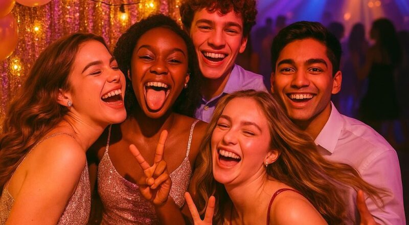 How to Set Up a Free Photo Booth at Your Sweet 16 or School Dance (No Rental Needed)